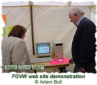 Friends of Gledhow Valley web site demonstration