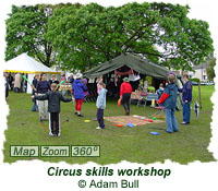 Circus skills workshop