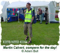 Martin Calvert, compere for the day