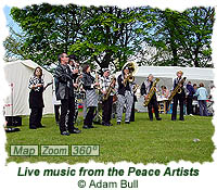 Live music from the Peace Artists