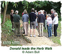 Donald leads the Herb Walk