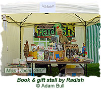 Book & gift stall by Radish