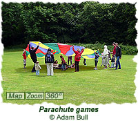 Parachute games
