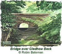 Bridge over Gledhow Beck