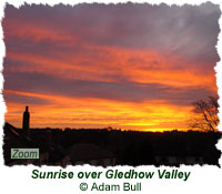 Sunrise over Gledhow Valley