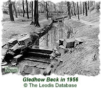 Gledhow Beck in 1956